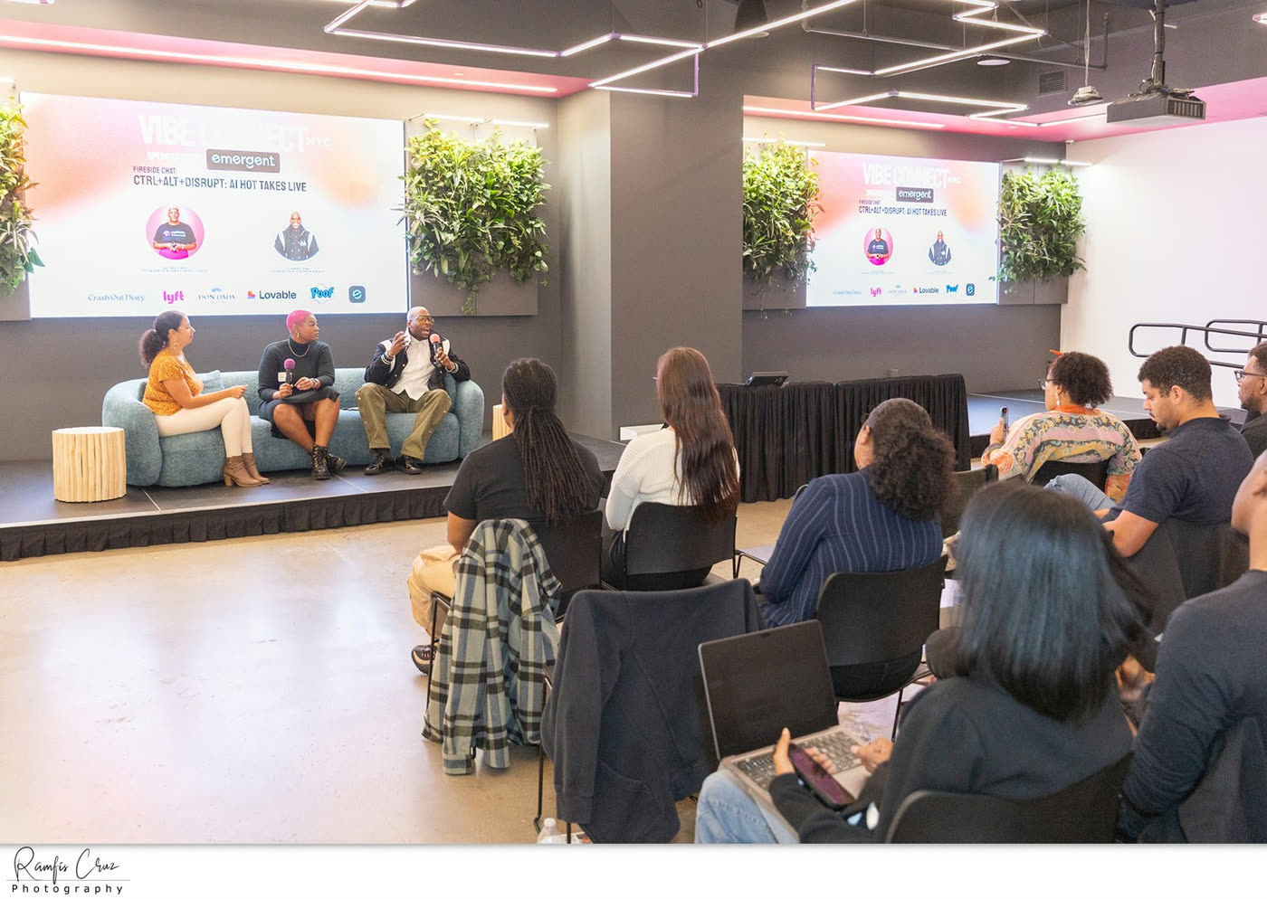 Founders and creators at a Vibe Connect event